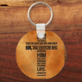 John 3:16 Schlüsselanhänger (Vorderseite)