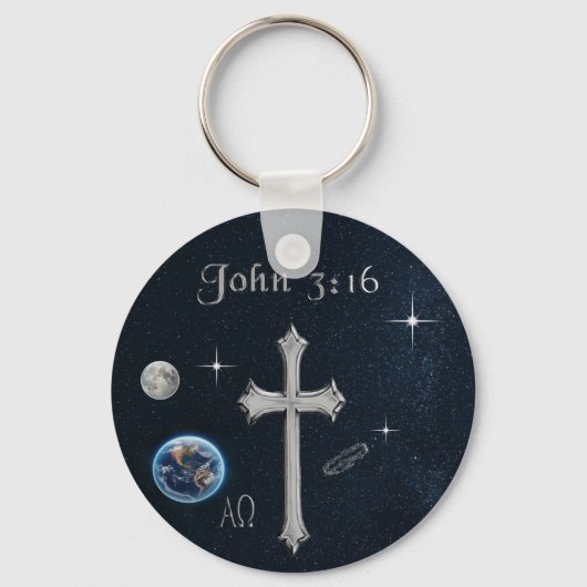 John 3:16 schlüsselanhänger (Vorderseite)