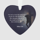 John 3:16 Schrift Ornament (Rückseite)