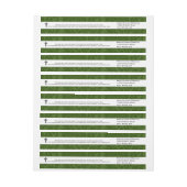 John-3:16 Scripture-personalisierte grüne Ordnung (Bogen)