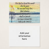 John 3:16 Sharing Card (Vorne & Hinten)