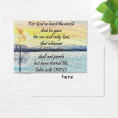 John 3:16 Sharing Card (Schreibtisch)