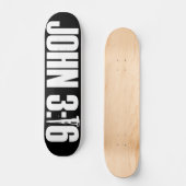 John-3:16 Skateboard (Vorderseite)