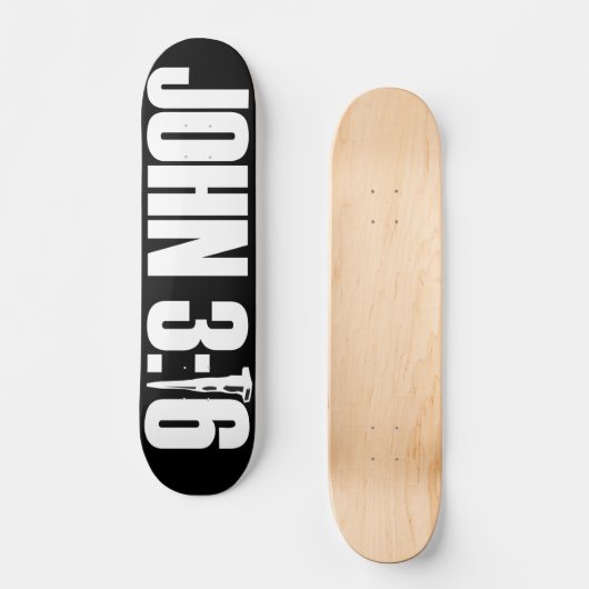John-3:16 Skateboard (Vorderseite)
