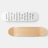 John-3:16 Skatebrett Skateboard (Horizontal)
