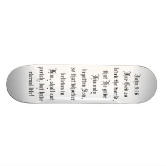 John-3:16 Skatebrett Skateboard