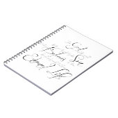 John 3:16 Skript Notizblock (Linke Seite)