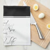 John 3:16 Skripthandtuch Geschirrtuch (Viertel Falte)