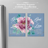 John 3:16 So liebte die Welt Christlich Magnet