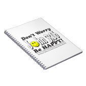 John-3:16 - sorgen Sie sich nicht ist glücklich! Notizblock (Rechte Seite)