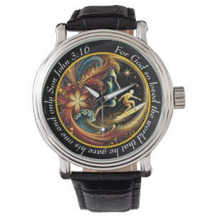 John 3:16 Surfer Uhr Ocean Journey Glaube