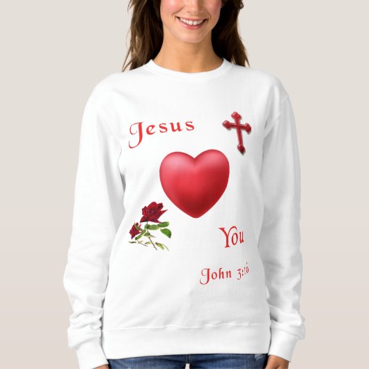 John 3:16 sweatshirt (Vorderseite)