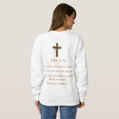 John 3:16 sweatshirt (Schwarz voll)