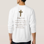 John 3:16 sweatshirt (Rückseite)