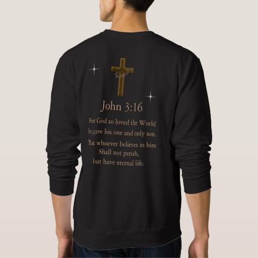 John 3:16 sweatshirt (Rückseite)
