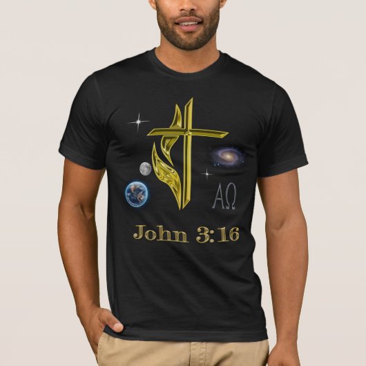 John 3:16 T - Shirt (Vorderseite)