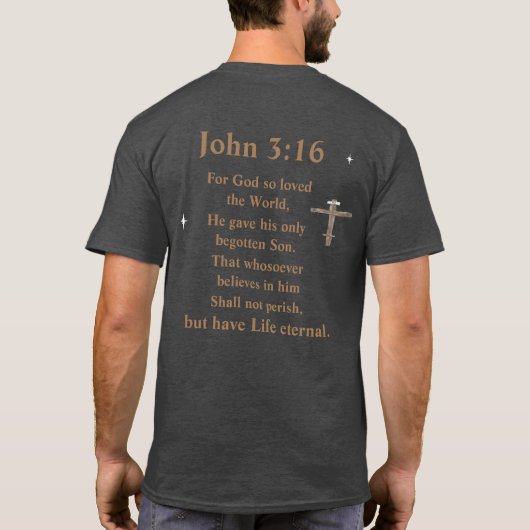John 3:16 T-Shirt (Rückseite)