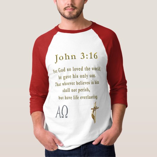John 3:16 T-Shirt (Vorderseite)