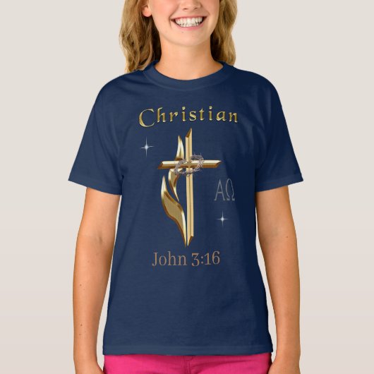 John 3:16 T-Shirt (Vorderseite)