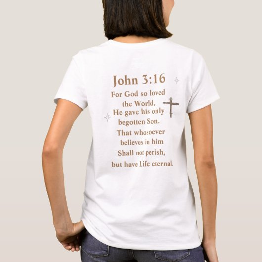 John 3:16 T-Shirt (Rückseite)