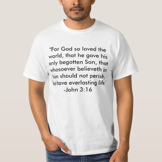 John-3:16 - T-Shirt (Vorderseite)