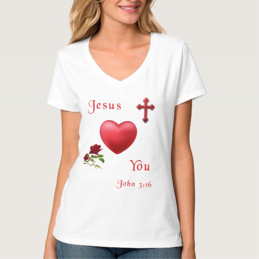 John 3:16 T-Shirt (Vorderseite)