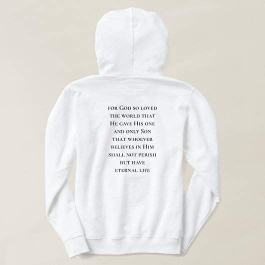John 3:16 T - Shirt (Design Rückseite)