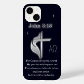 John 3:16 T - Shirt Case-Mate iPhone Hülle (Rückseite)