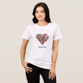 John 3:16 T-Shirt Tri-Blend Shirt (Vorderseite voll)