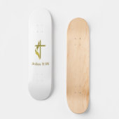John 3:16 T - Shirt und mehr Skateboard (Vorderseite)