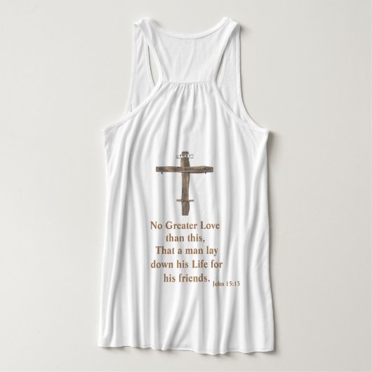 John 3:16 tank top (Design Rückseite)
