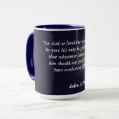 John 3:16 Tasse (Vorderseite Links)