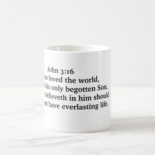 John 3:16 Tasse (Mittel)