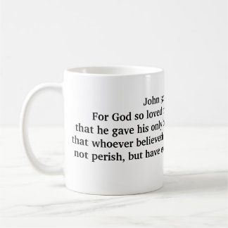 John 3:16 Tasse