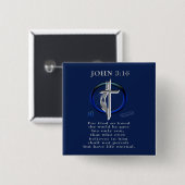 John 3:16 Tasten Button (Vorne & Hinten)