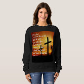 JOHN 3:16 TRENDY BIBLE VERSE CHRISTLICH GIFT SWEATSHIRT (Vorne ganz)