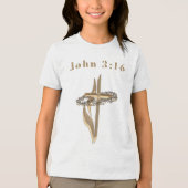John 3:16 Tri-Blend shirt (Vorderseite)