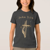 John 3:16 Tri-Blend shirt (Vorderseite)