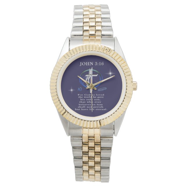 John 3:16 Uhren (Vorderseite)