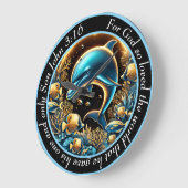 John 3:16 Verspielte Tiefen Dolphin Sohn Gottes Große Wanduhr (Winkel)