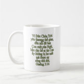 John 3:16 Vietnamese Kaffeetasse (Links)