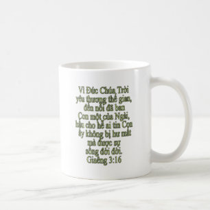 John 3:16 Vietnamese Kaffeetasse