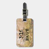 John-3:16, Wörter der Hoffnung Gepäckanhänger (Vorderseite vertikal)