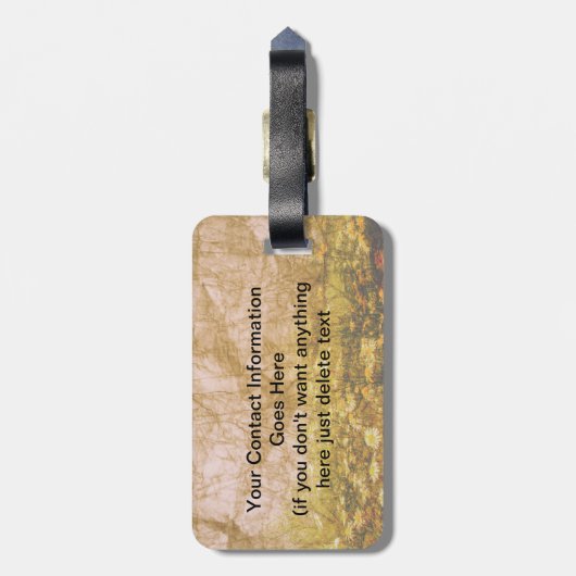 John-3:16, Wörter der Hoffnung Gepäckanhänger (Rückseite vertikal)