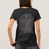John 3:16/Zehn Gebote T - Shirt - Frauen (Rückseite)