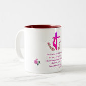 John 3:16 zweifarbige tasse (Vorderseite Links)
