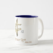John 3:16 zweifarbige tasse (VorderseiteRechts)