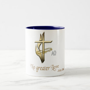 John 3:16 zweifarbige tasse
