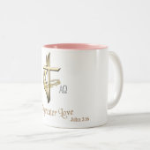 John 3:16 zweifarbige tasse (VorderseiteRechts)