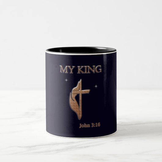 John 3:16 zweifarbige tasse (Mittel)